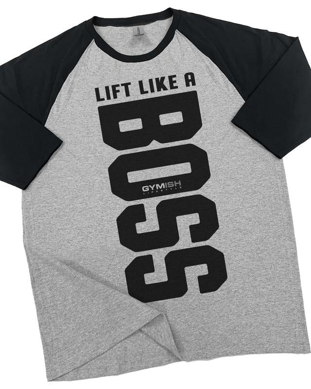 012. Lift Like Boss Funny Motivational Workout Gym T-Shirts