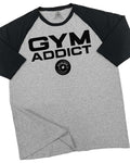 040. IRON ADDICT Funny Workout Gym T-Shirts