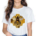 [100% Cotton] Bee Beekeeping Honeycomb Honey Beekeeper Bee T-Shirts