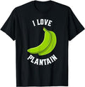 [100% Cotton] Fruit Lover Plantain Lover I Love Plantain T-Shirts