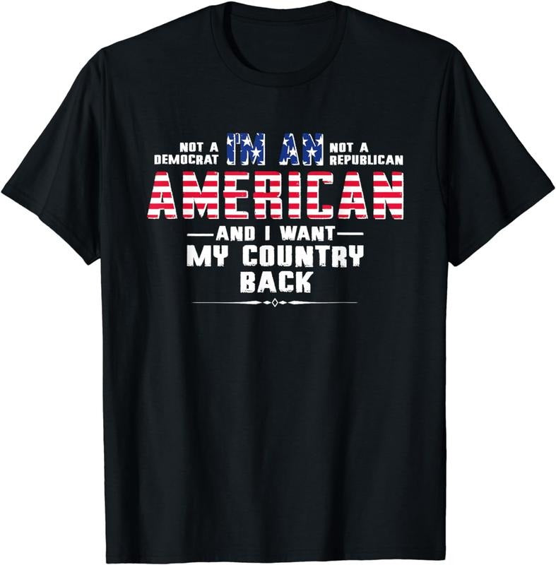 [100% Cotton] I'M American I Want My Country Back T-Shirts