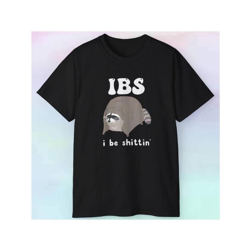 [100% Cotton] Raccoon IBS I Be $Hittin' Shirt Funny Humor Animals T-Shirts