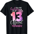 [100% Cotton]13th 13 Years Cute Official Teenager Breathable Casual T-Shirts
