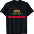 100% Cotton California Republic Flag Patriotic State Travel USA T-Shirts