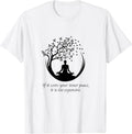 [100% Cotton]If Costs Your Inner Peace Too Expensive Yoga Namaste T-Shirts