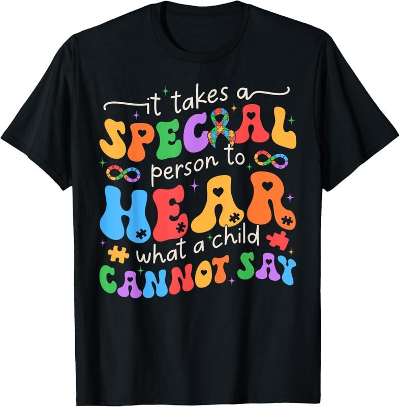 100% Cotton Takes Person Hear What Cannot Say T-Shirts