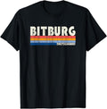 [100% Cotton]Retro Vintage 70s 80s Bitburg Deutschland T-Shirts