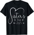 100% Cotton Sisters Trip 2025 Shirt Road Trip 2025 Vacation Lovers T-Shirts