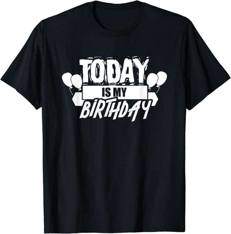 [100% Cotton]Today Is My Humor Sayings Celebrate Party T-Shirts