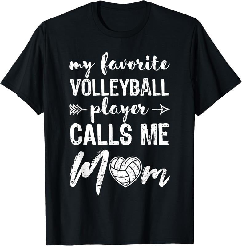 100% Cotton Volleyball Mom Volleyball Player Volleyball Ball T-Shirts