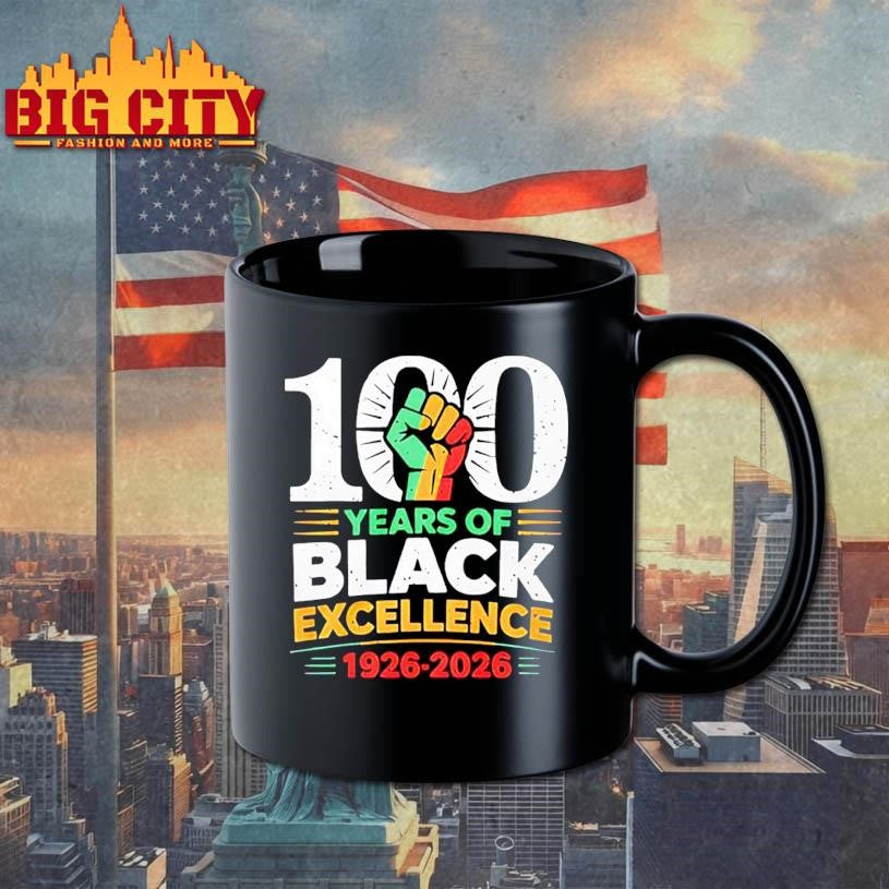 100 Years Of Black Excellence 1926 2026 Black History Month Shirt