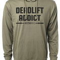 107. Deadlift Addict Funny Workout Gym Cotton Menswear T-Shirts