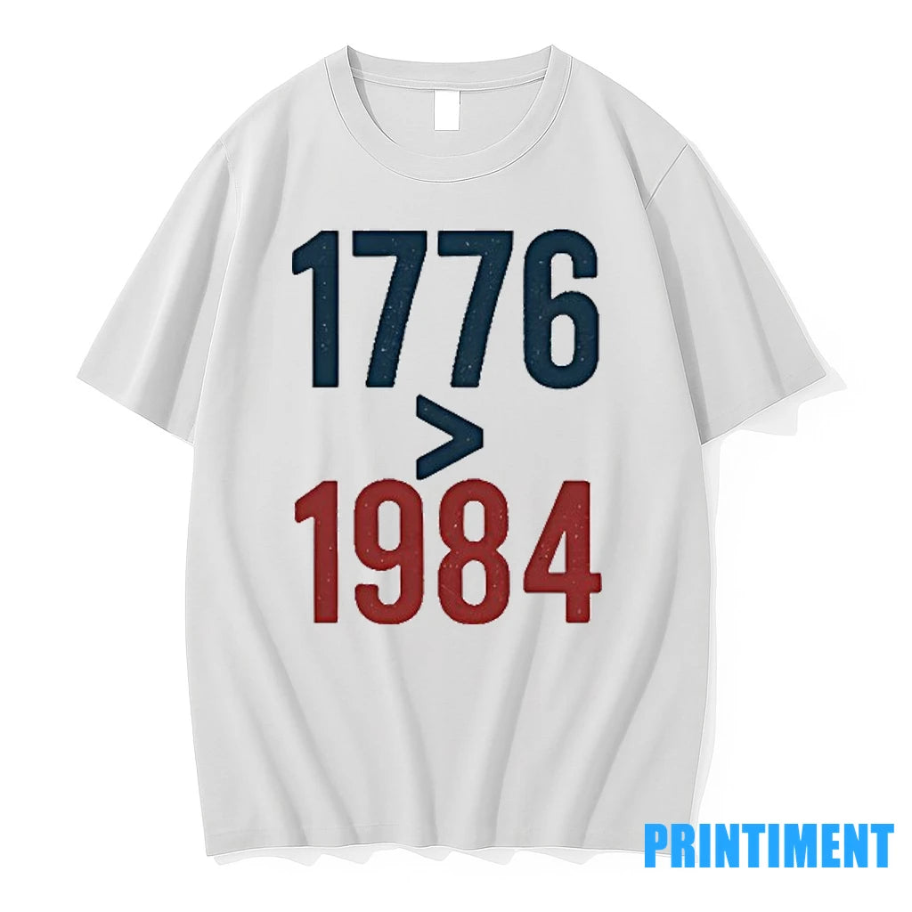 1776 Greater Than Sign 1984 Tshirts Sweater Hoodie