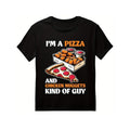 1pc Soft Cotton Black Funny Print Machine Washable Slightly Stretchable Best Made USA T-Shirts
