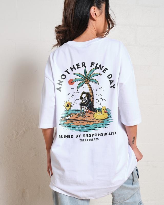 2 Sides ANOTHER FINE DAY Summer Cotton Cotton Menswear S 3XL Soft Top T-Shirts