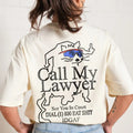 2 Sides CALL MY LAWYER Summer Cotton Cotton Menswear S 3XL Soft Top T-Shirts