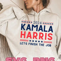 2024 Kamala Harris Let'S Finish President Kamala Harris 2024 Madam President Kamala Harris Kamala Rally Shirt Kamala Shirt Hot Trend 2024 Summer See T-Shirts