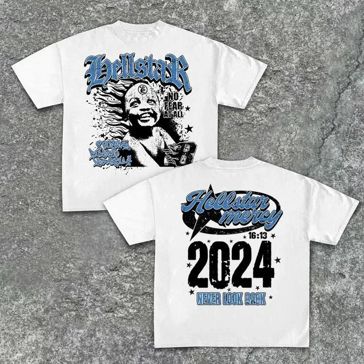 2024 Kindness Flame Character Vintage Pattern S 4XL T-Shirts