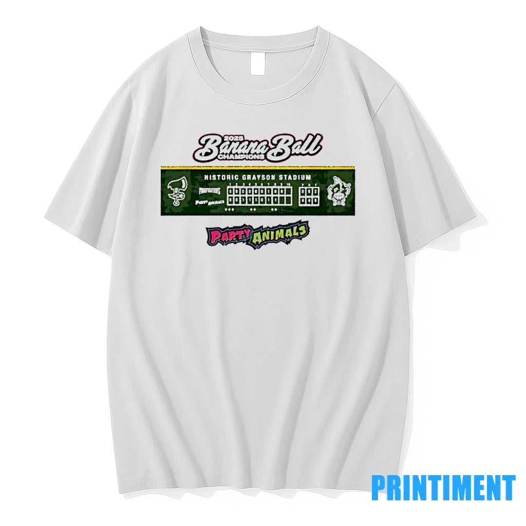 2025 Banana Ball World Tour Champion Party Animals Tshirts Sweater