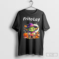 2025 Frito Lay Logo Baby Yoda With Pumpkin Halloween Shirt Tee