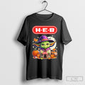 2025 Heb Logo Baby Yoda With Pumpkin Halloween Shirt Tee