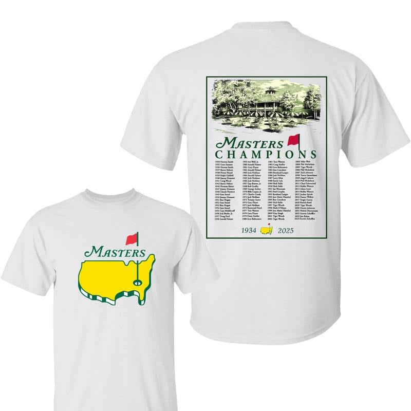 2025 Masters Tournament Augusta 91 Years Shirt Golf Tournament Shirt Masters Golf T-Shirts