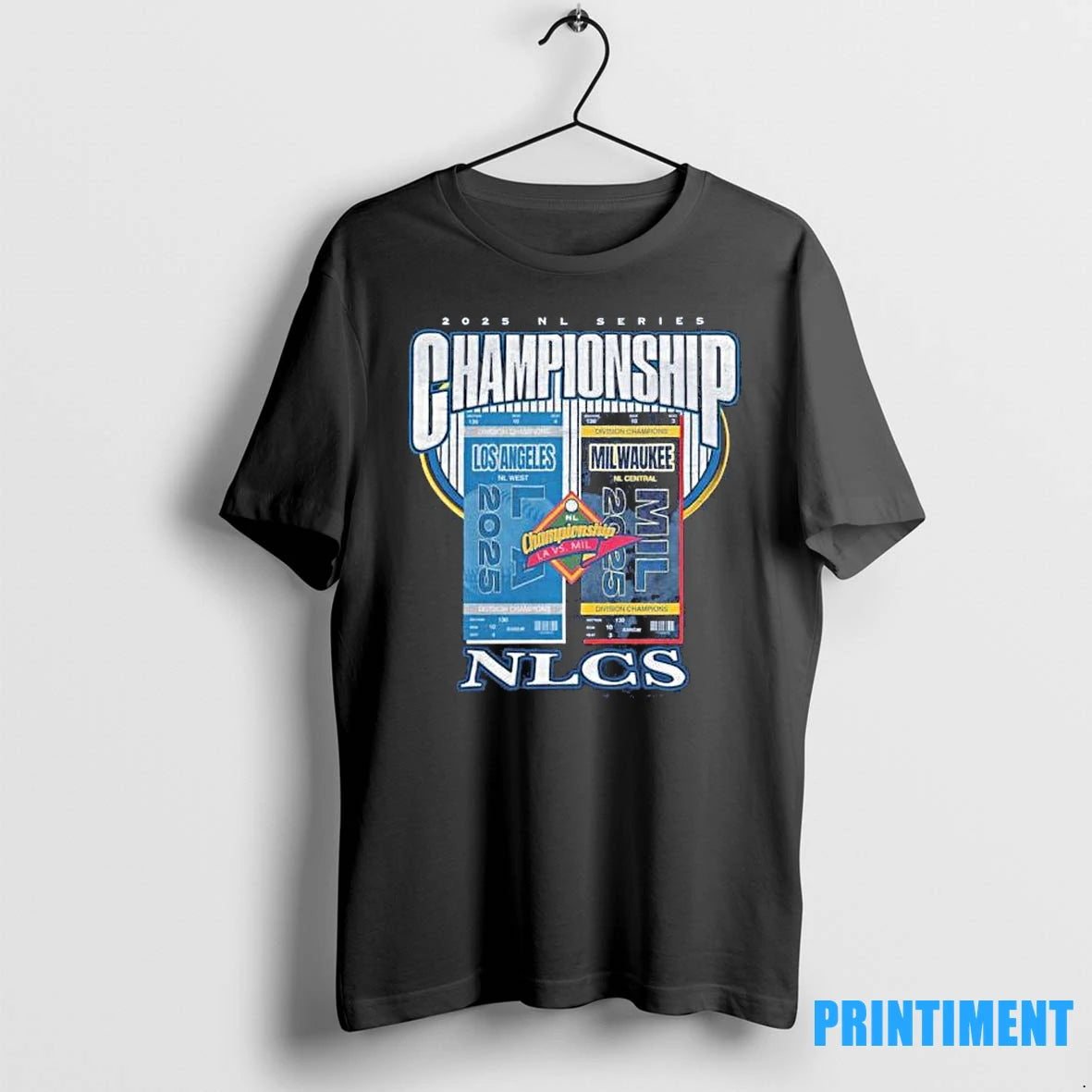 2025 Nlcs Series Championship Matchup La Dodgers Vs Mil Brewers Tshirts Sweater
