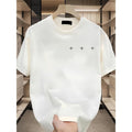 2025 Summer Brand Heavy Cotton Short Sleeved Handsome All Matching Comfortable Top Ins T-Shirts