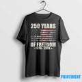 250 Years Of Freedom 1776 2026 American Flag Retro Tshirts Sweater