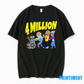 4 Million Subscribers Black Tshirts Sweater