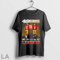 49ers Montana And Young Legends Signatures T Shirt