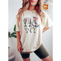 4th July Skellies 4th July Shirts Dancing Skeleton Shirt American Flag Shirt 4th July Stars Stripes Shirt Red White Blue T-Shirts