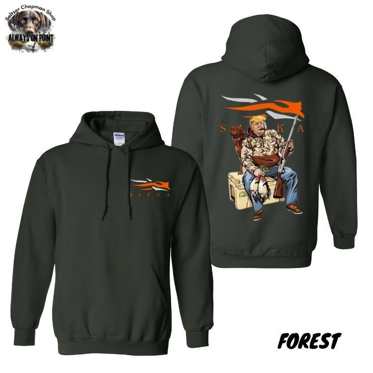 Sitka Hunting 2 Sided 50 50 Blend Classic Fit 1x1 Ribbed Cuffs Menswear T-Shirts