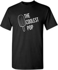 The Coolest Pop for Dad Funny Tee | Mens Graphic Tees Playful Humor | Clever Statement Sarcastic T Shirts Casual Style
