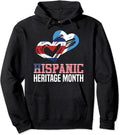 Latino Countries Love Heart Proud Hispanic Heritage Month Pullover