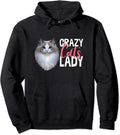 Crazy Cats Lady Feline Lovers Kitten Pullover