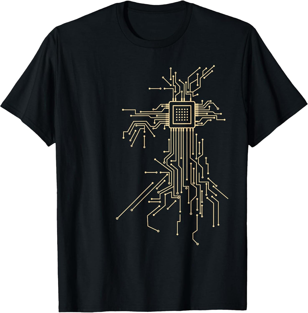 Processor Circuit Graphics Computer CPU Electronics IT Geek T-Shirt