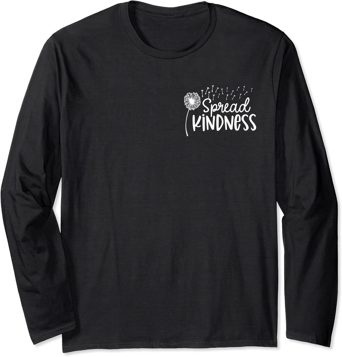 Spread Kindness Pocket - Positive Quote Long Sleeve T-Shirt