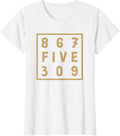 867-Five-309 80S Retro Vintage Men, Women 8675-309 Jenny T-Shirt
