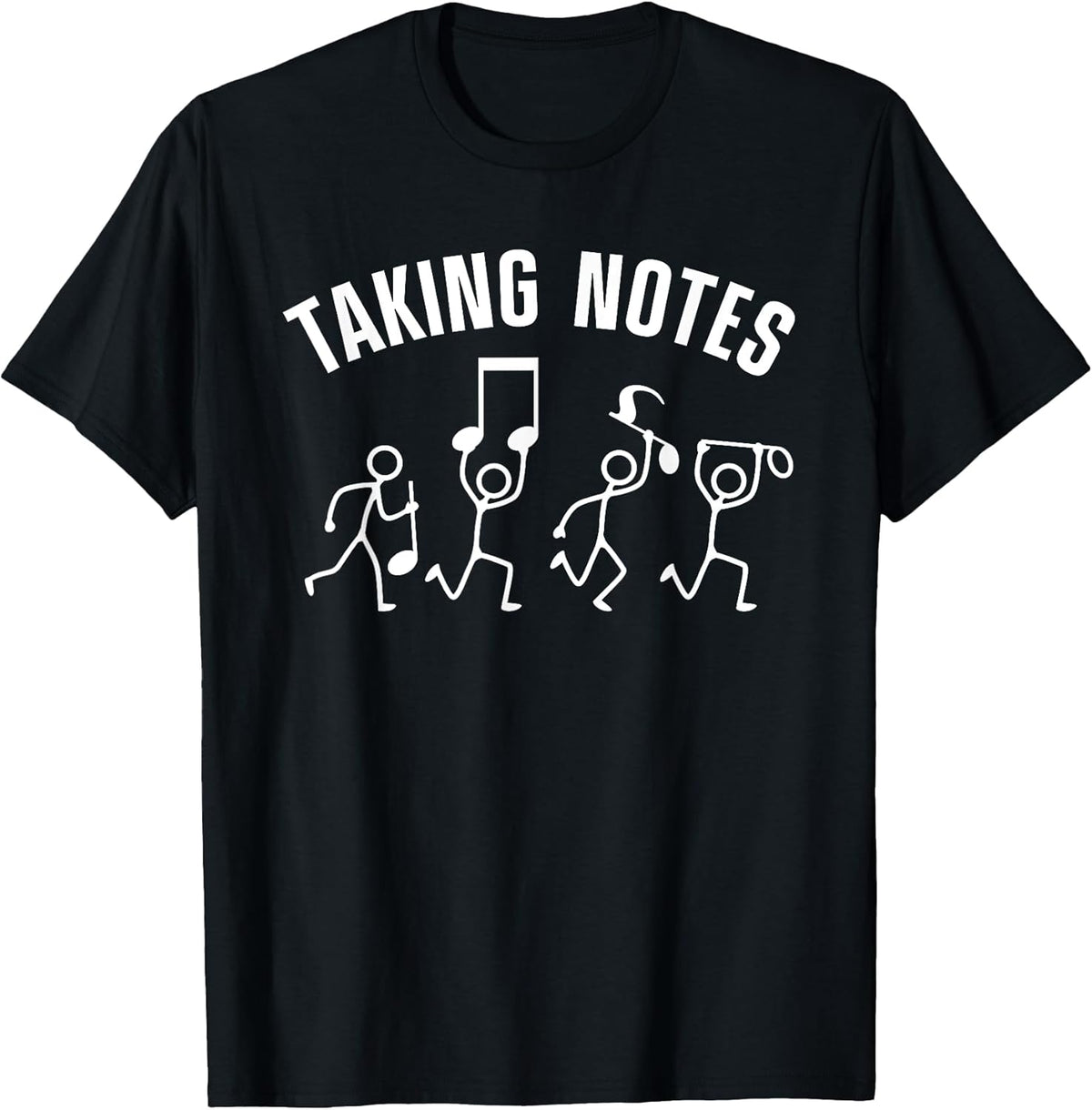 Funny Music Art for Men Women Musical Note Gag Music Lover T-Shirt