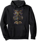 Angry Owl Geometric owl artistic wise angry nocturnal bird Pullover
