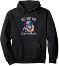 Funny Ho Ho Fit Weight Lifting Santa Claus Gym Clothes Men Pullover