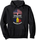 Man In Romanian Roots Ancestry Immigrant Patriotic USA Romania Flag Pullover