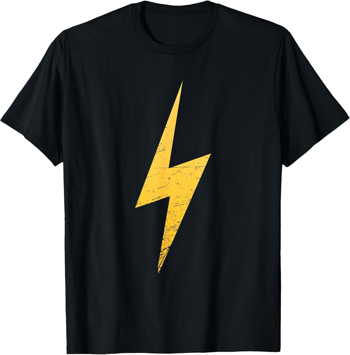 Minimalist Design with Lightning Bolt Grunge T-Shirt