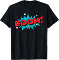 Boom! Comic Book Cartoon Funny Pop Art Design - Vintage T-Shirt