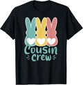 Easter Cousin Crew Squad Family Matching Bunnies Toddler Kid T-Shirt