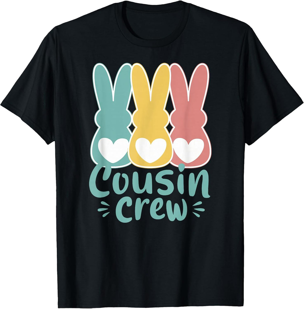 Easter Cousin Crew Squad Family Matching Bunnies Toddler Kid T-Shirt