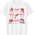 Pink Bow Cute Coquette Crawfish Boil Y2K Girl Aesthetic T-Shirt