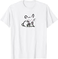 Y2K Cute Kawaii Coquette Bunny and Flowers T-Shirt