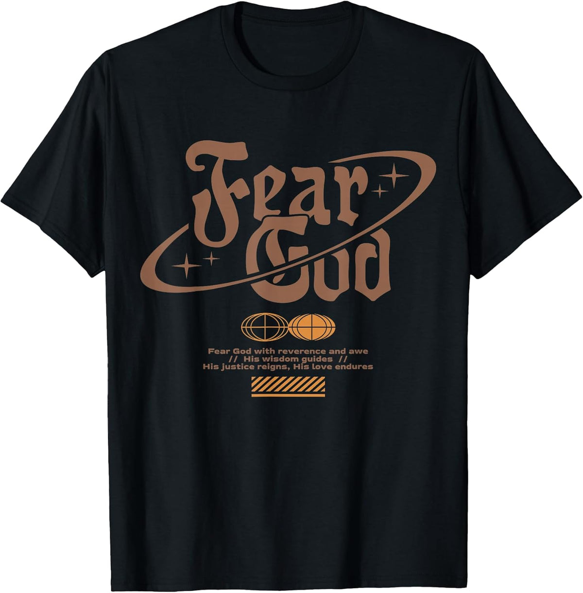 Fear God - Urban Typography Streetwear T-Shirt